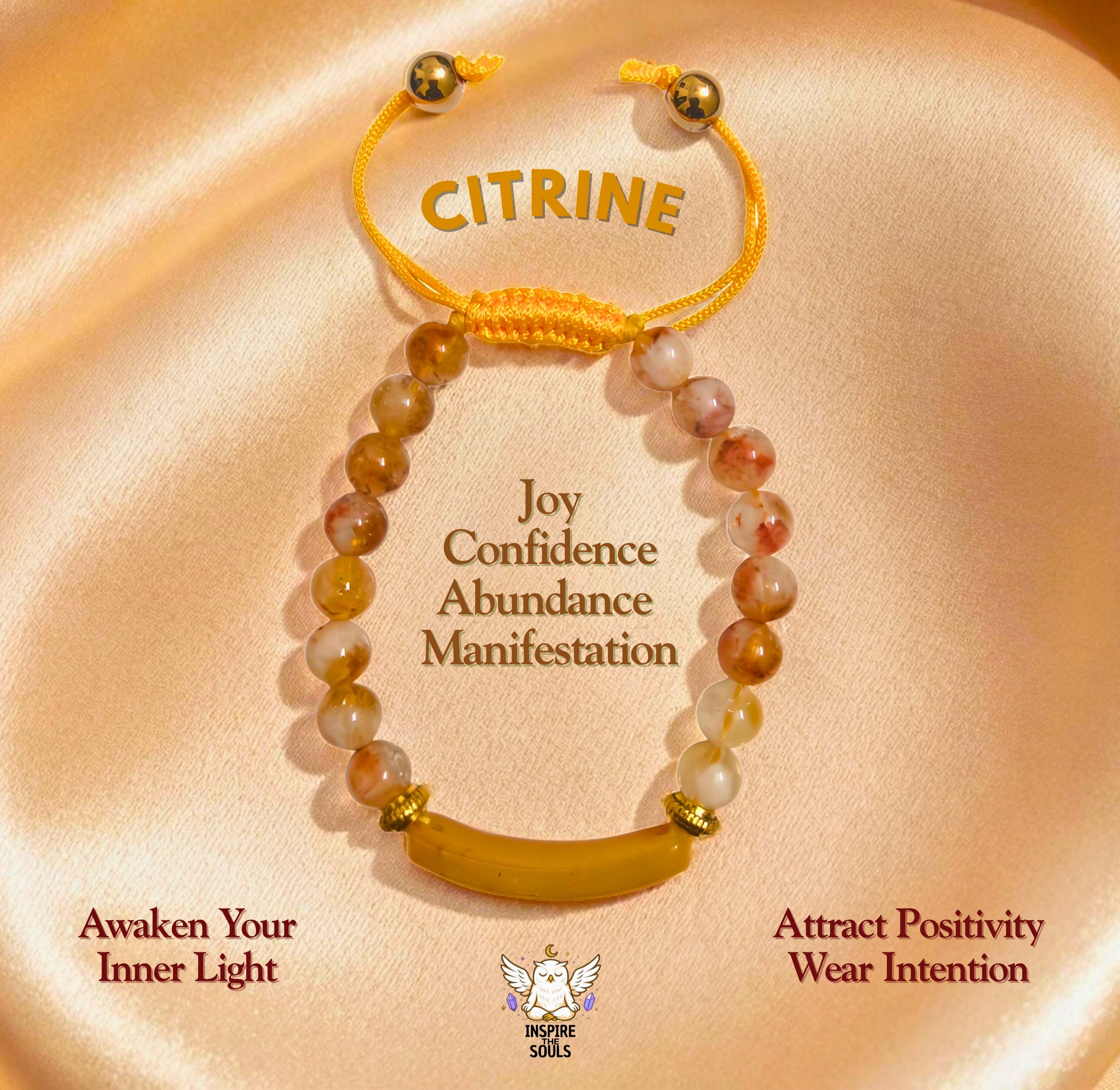 Golden Glow Citrine Bracelet