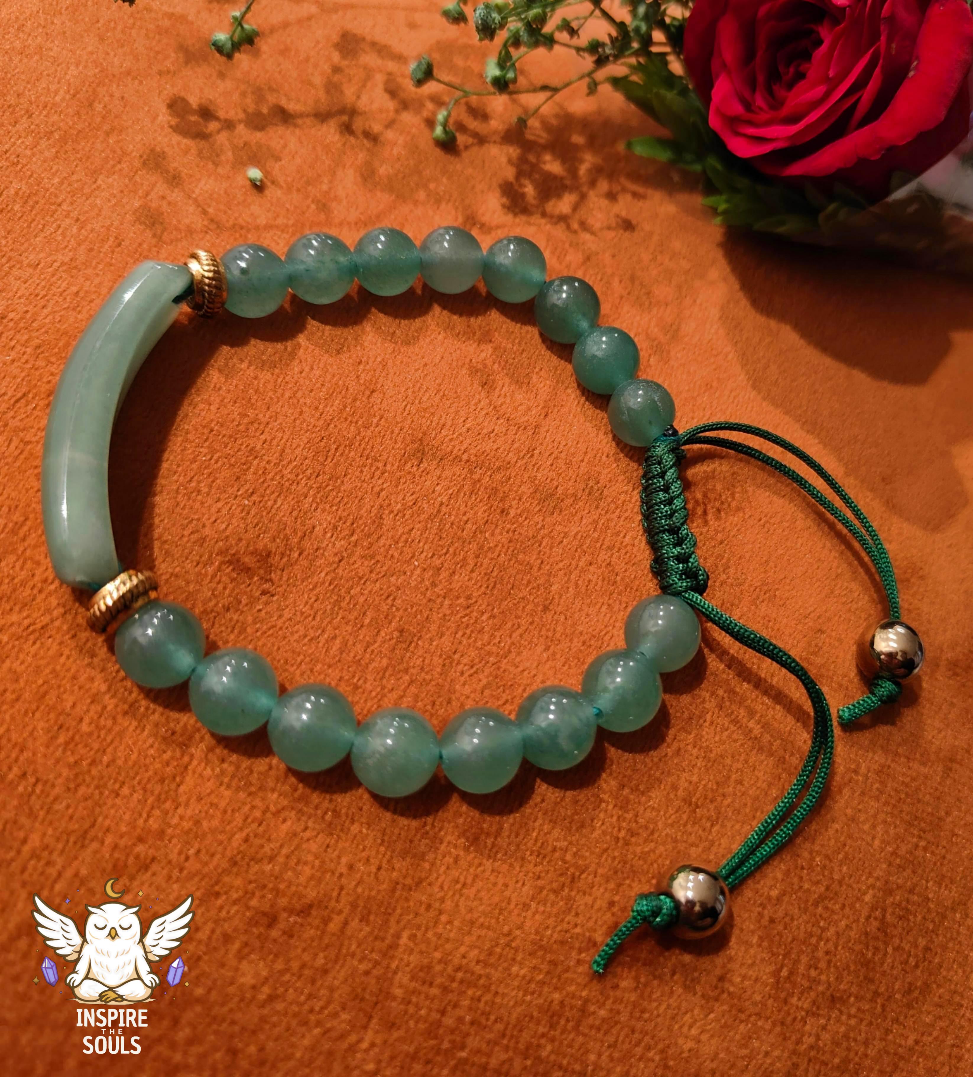 Green Grace â€“ Aventurine Bracelet | SoulStone Series