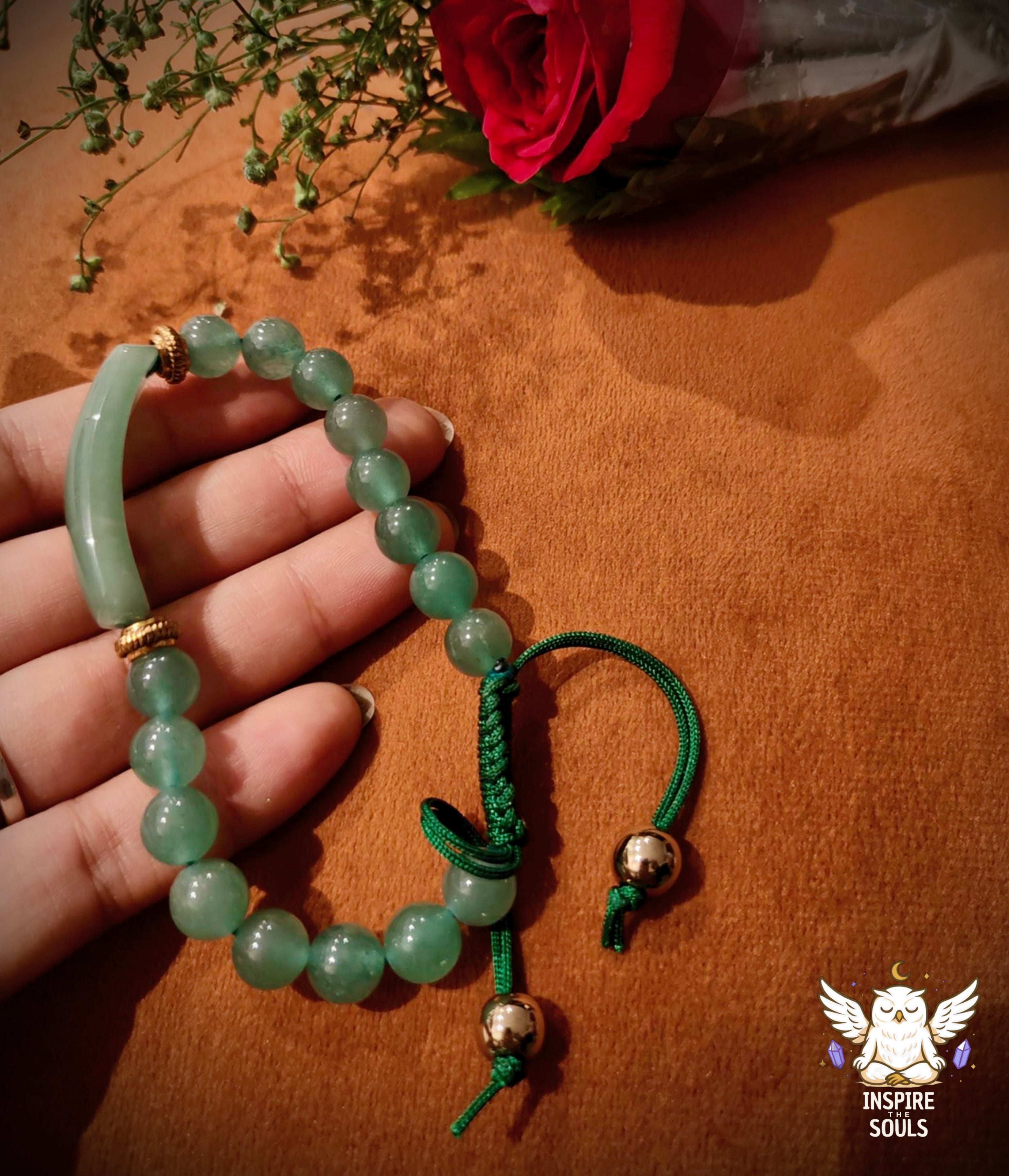Green Grace â€“ Aventurine Bracelet | SoulStone Series