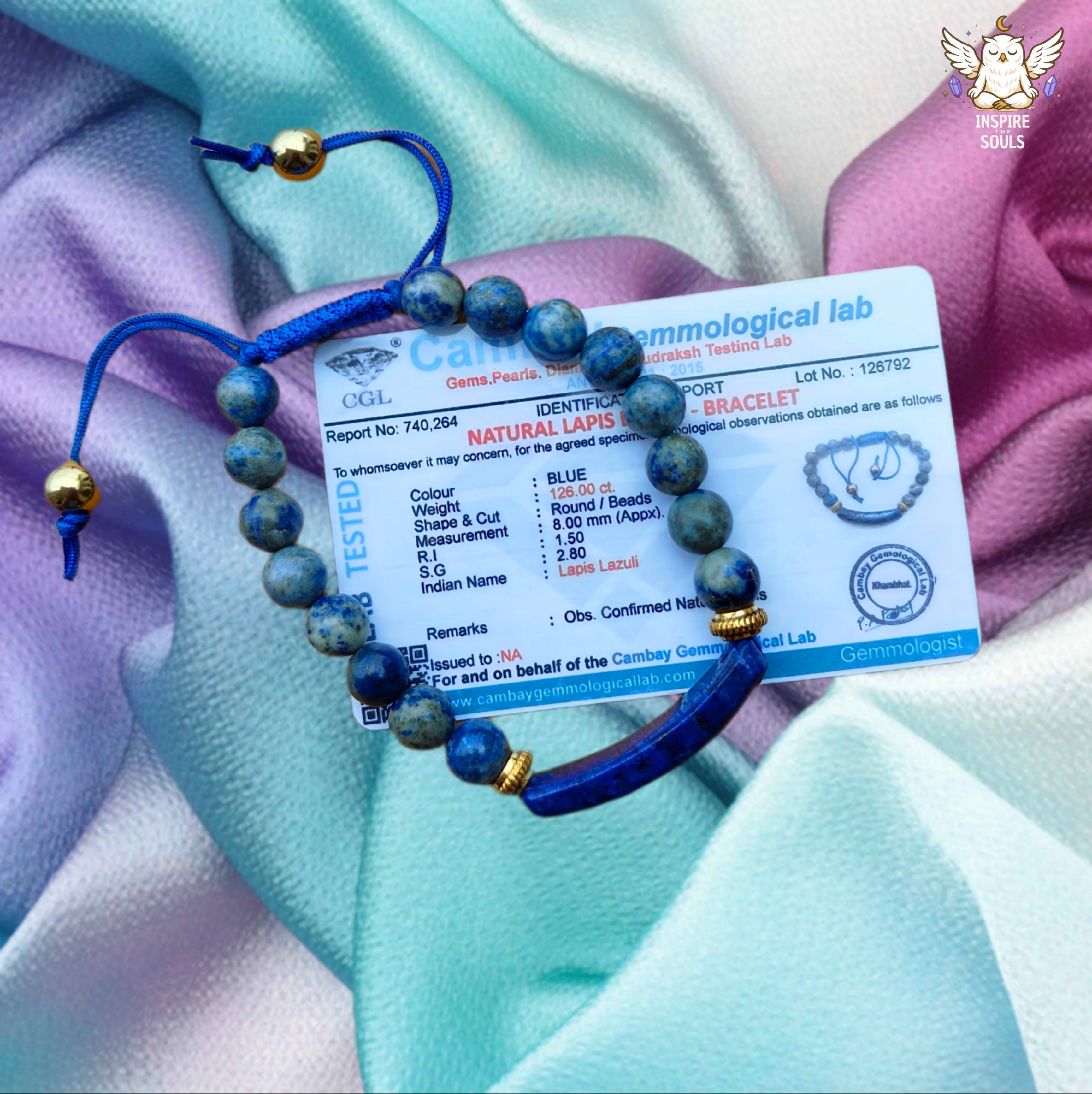 Ocean Wisdom – Lapis Lazuli Bracelet | SoulStone Series