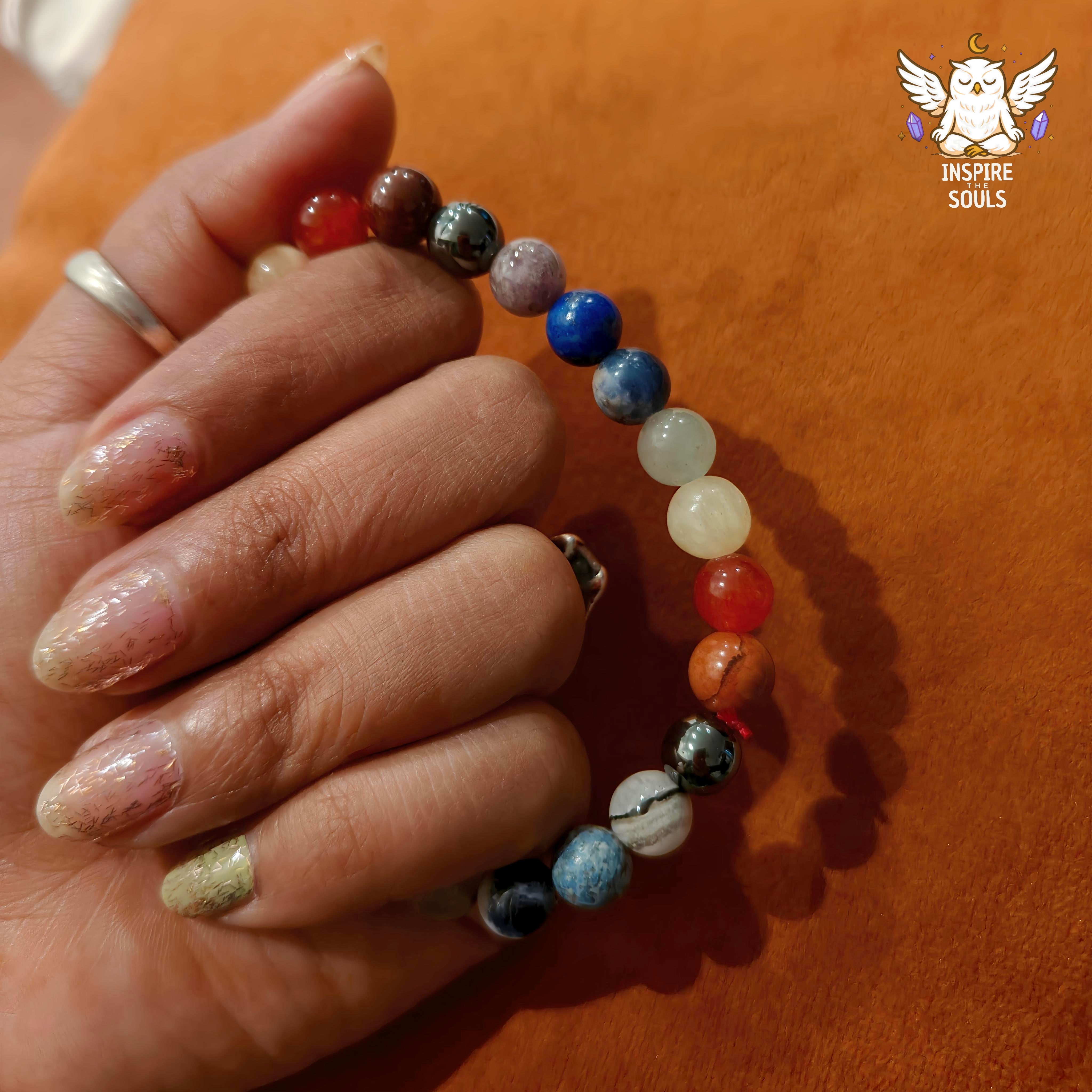 7 Chakra Balance – Crystal Healing Bracelet